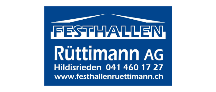 Festhallen Rüttimann Hildisrieden - Co-Sponsor Neuuniformierung und Fahnenweihe 2023